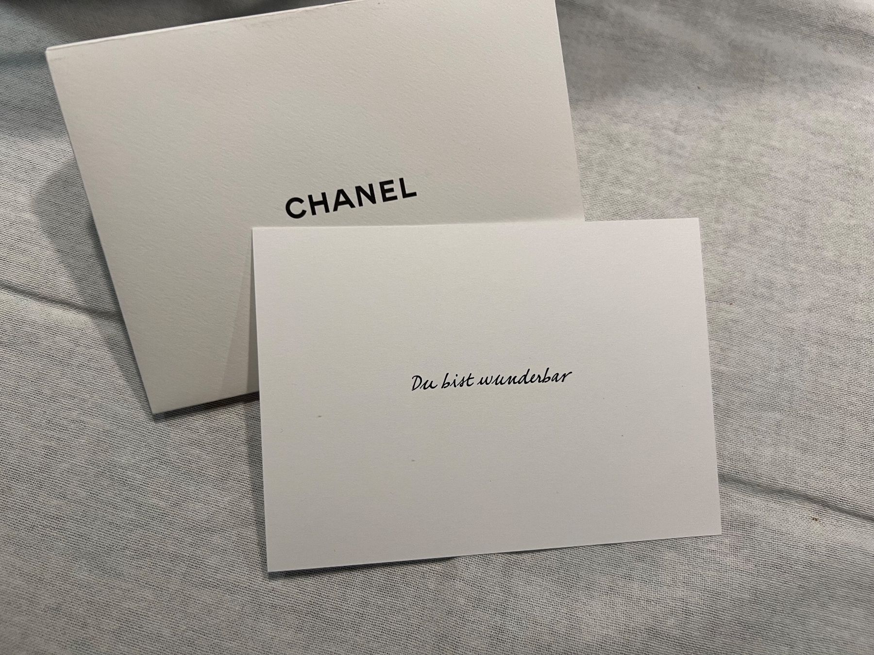 Cartoline: Chanel Karte, du bis wunderbar – Nuovo e nell'imballaggio originale da Inwil venduto da 27sonnenschein 1