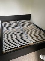 Ikea Malm Bett schwarz 180x200