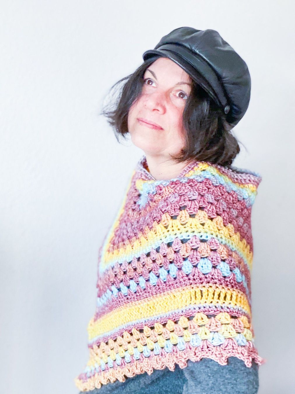 Altro in Moda donna: Poncho donna boho hippy uncinetto – Nuovo e nell'imballaggio originale da Carabbia venduto da katiamandelli 3