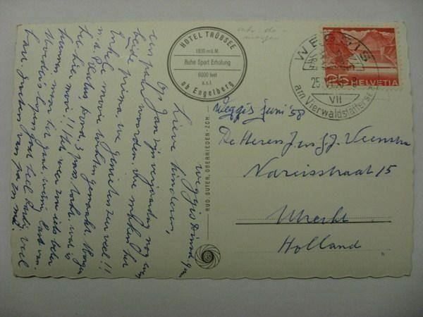 Cartoline postali: AK  Engelberg mit Spannörter – Usato da Gundetswil venduto da Egro01 1