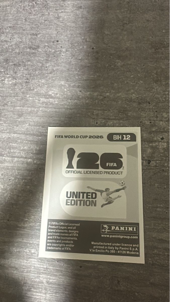 Panini Carte collezionabili: BIH 12 , FIFA WORLD CUP 2026 PANINI – Nuovo (secondo la descrizione) da Frauenfeld venduto da 1PegPeg1 1