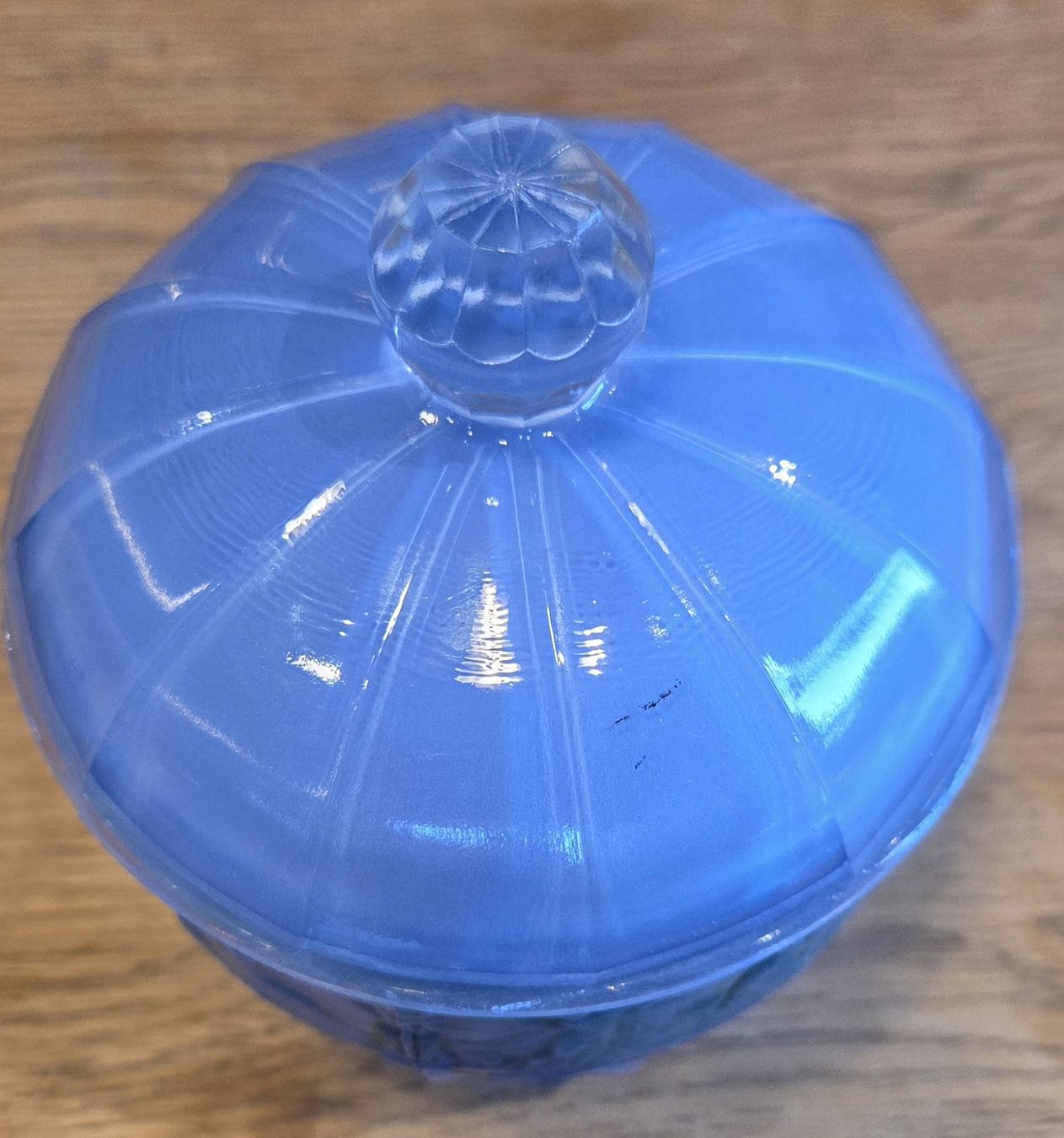 Zuccheriere: Art Déco Deckeldose Blau – Usato da Rehetobel venduto da hobirot01 8