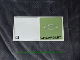 Chevrolet Modellprogramm 1966 deutsch/französisch GM-Biel
