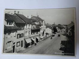 Alte Ansichtskarte Binningen Hauptstrasse,  R4