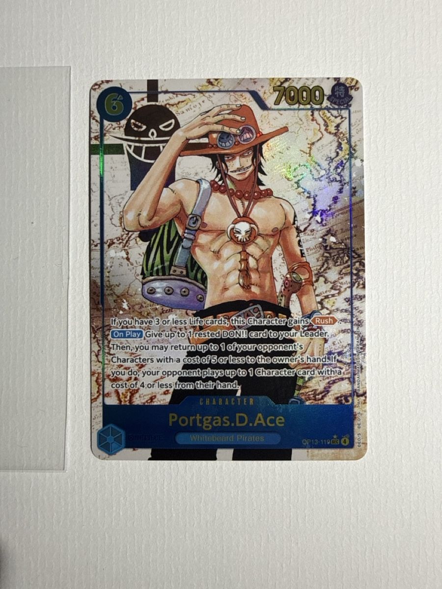Bandai Carte collezionabili: Portgas. D Ace OP13-119 – Nuovo (secondo la descrizione) da Dübendorf venduto da godpack