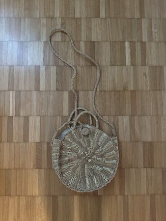 Sommer Tasche, sehr gut erhalten, Goldfaden