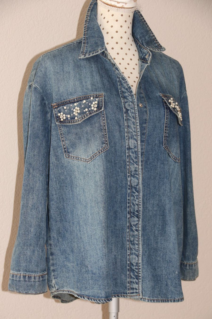 Chemisiers: MEGA coole Jeansbluse Gr.M  NEU – Neuf (Voir description) à Oberwil-Lieli par Svetlana28 2