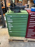 1x Lista Schubladenstock Grün mit 10 Schubladen +Lista Boxen