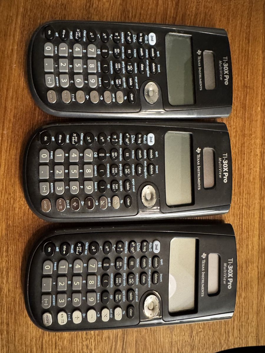 Texas Instruments Taschenrechner: 3x Texas Instruments TI-30X Pro MultiView Kalkulators – Gebraucht aus Zürich von lar_fg5x 2