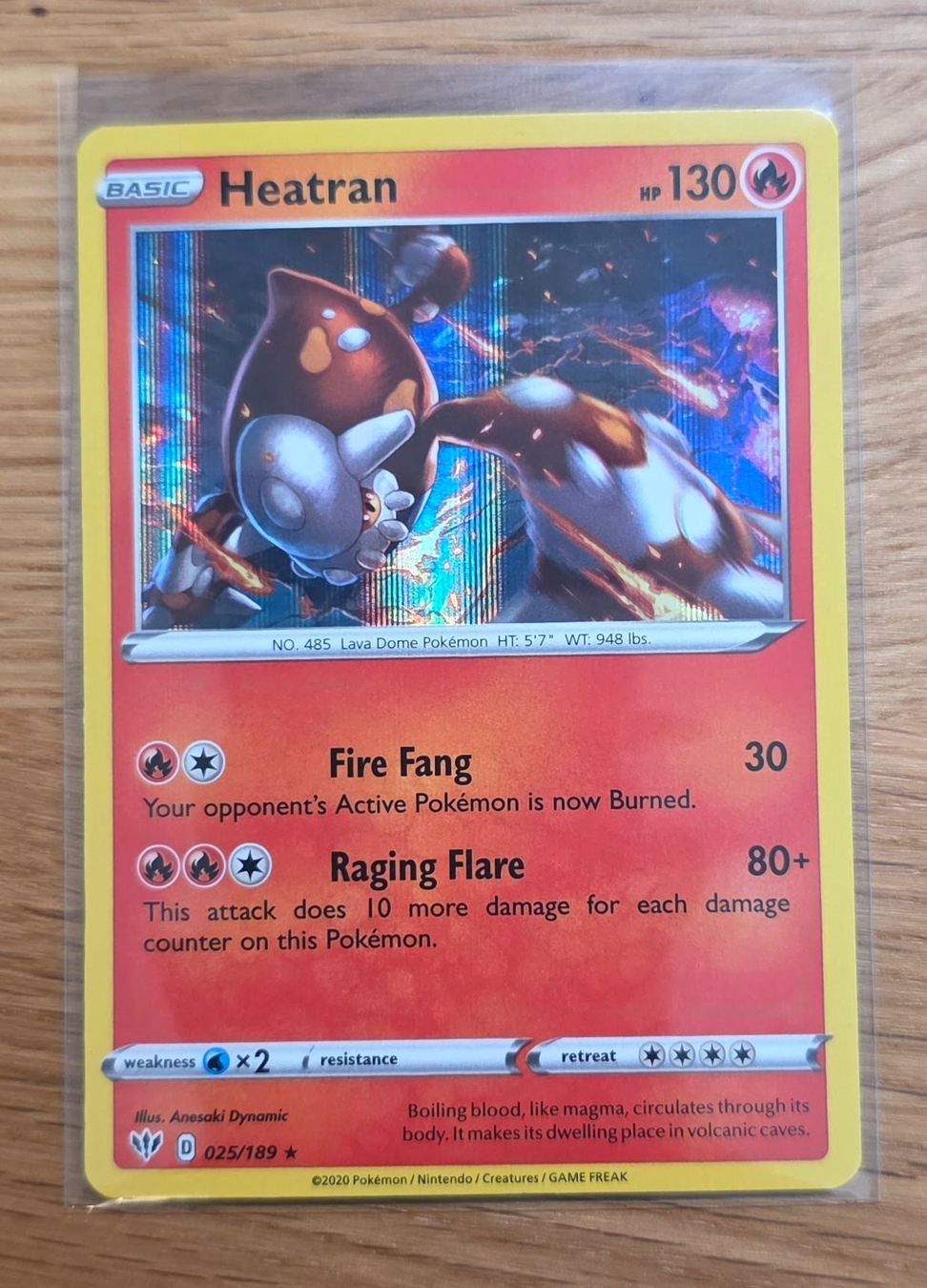 Pokémon Carte collezionabili: Heatran 025/189 – Nuovo (secondo la descrizione) da Arbon venduto da Twist05