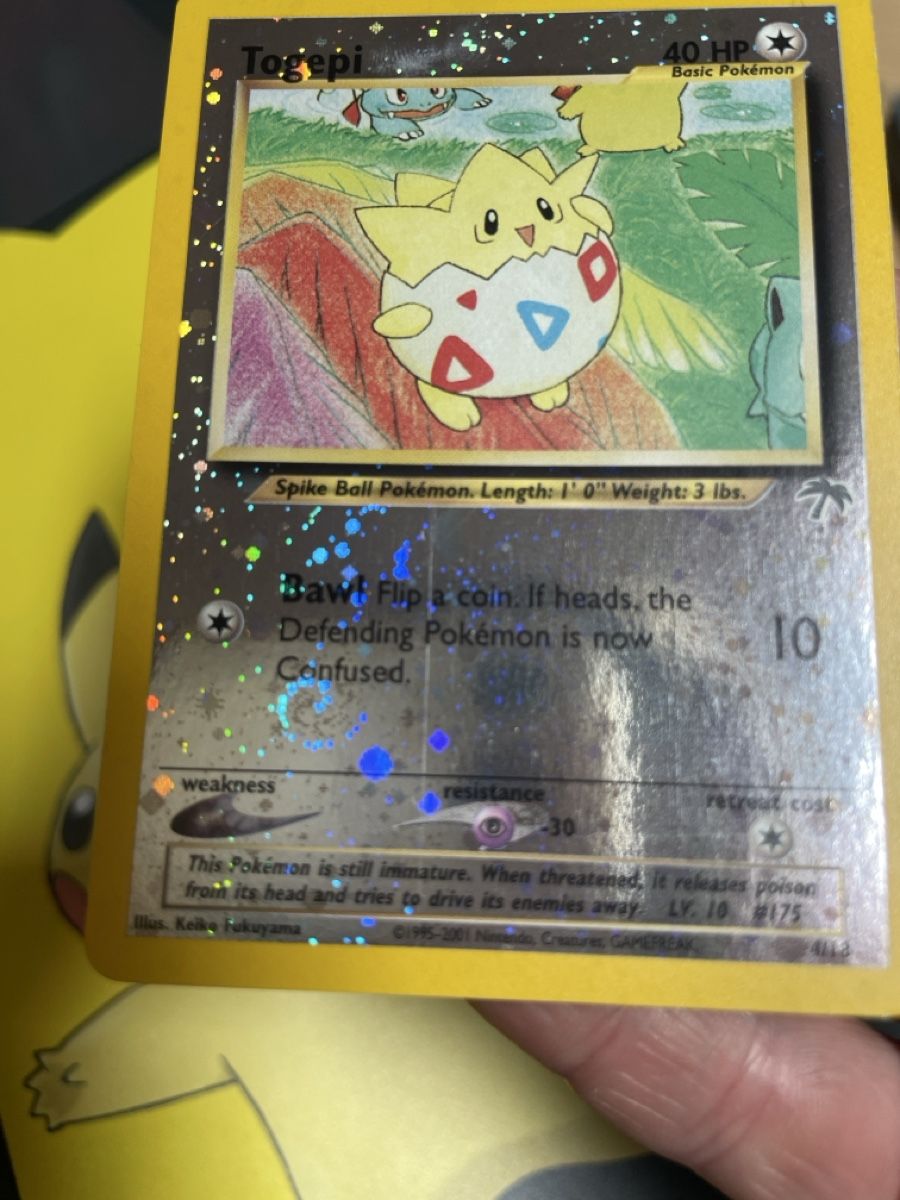 Pokémon Carte collezionabili: Togepi 4/18 Southern Island – Usato da Bazenheid venduto da Toulouse12 1