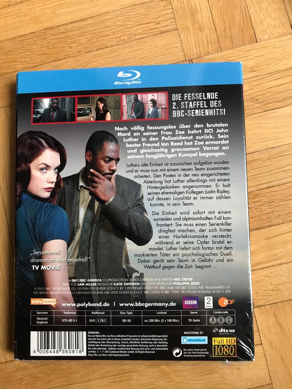 Tutti i DVDs: Luther - Staffel 2 - mit Slipcover - Blu-ray – Nuovo (secondo la descrizione) da Zürich venduto da Malcom 4