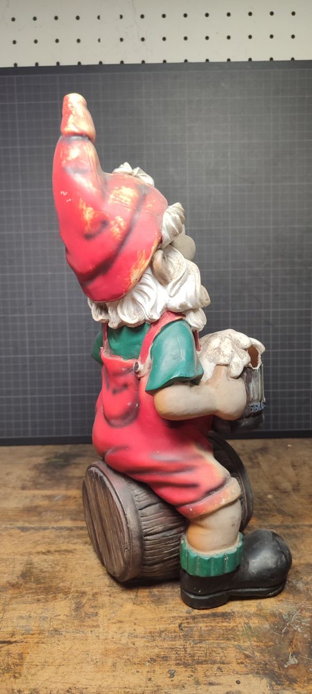 Figuren: Wunderschöner alter Feldschlösschen Gartenzwerg – Gebraucht aus Gelterkinden von MYSTOREFORYOU4460 4