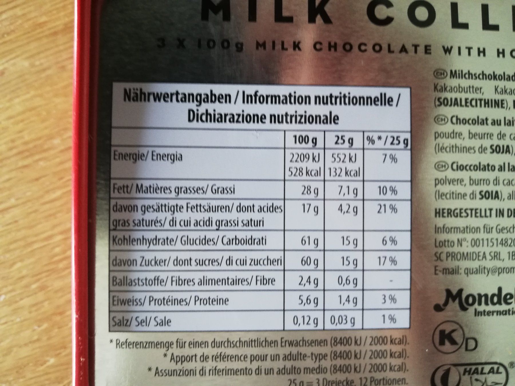 Dosen: Toblerone Blechdose mit 3 x 100g Schokolade – Neu und originalverpackt aus Untersiggenthal von Marlen59 4