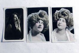 15x JUGENDSTIL - POSTKARTEN, unge Damen, um 1910, gelaufen
