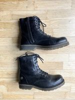 Apple of Eden Schnürboots, Leder, schwarz, Gr. 39