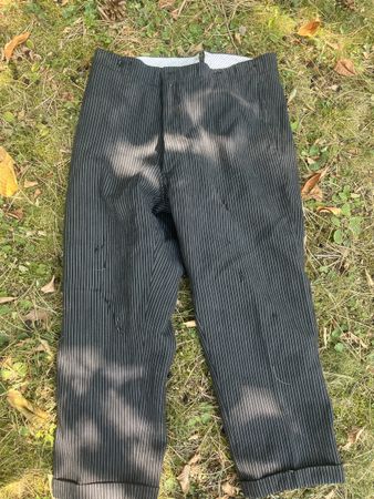 Pantalon civil vintage années 30-40 1930s -1940s 