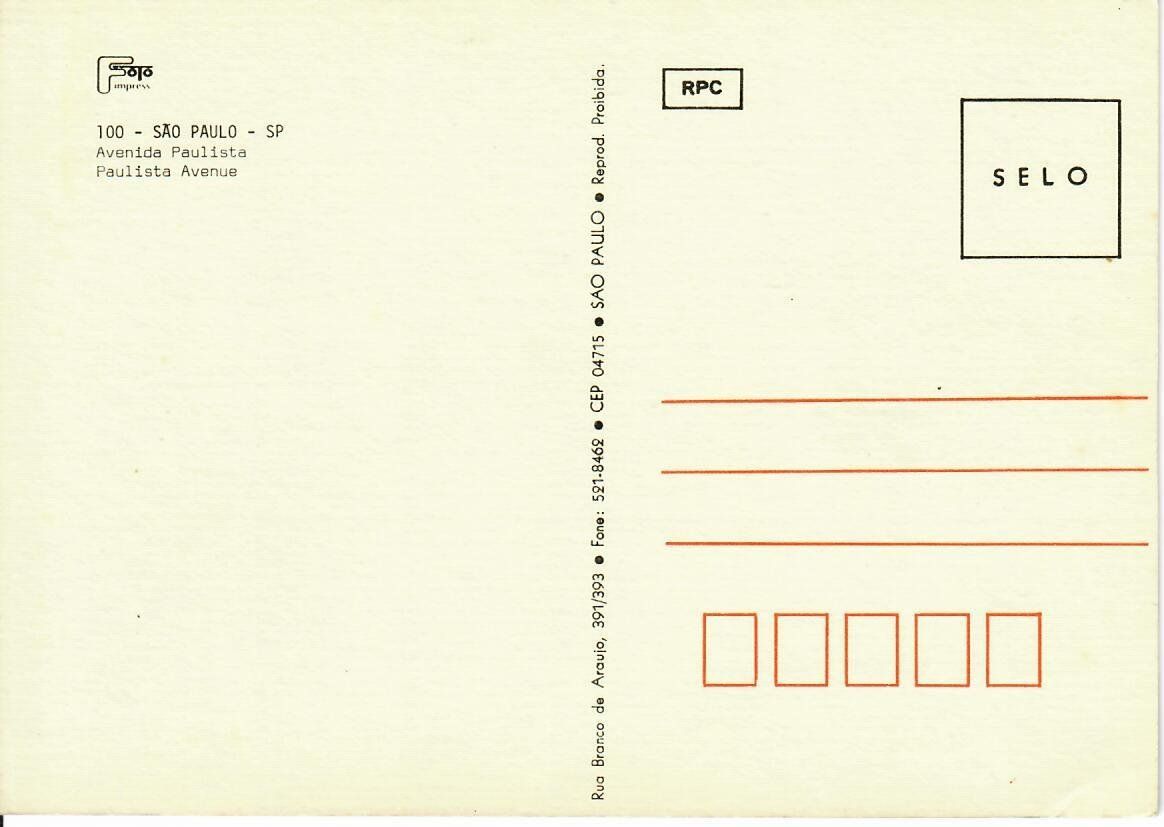 Cartoline postali: Sao Paulo - viele VW Käfer – Usato da Hochdorf venduto da Ziegel-16 1