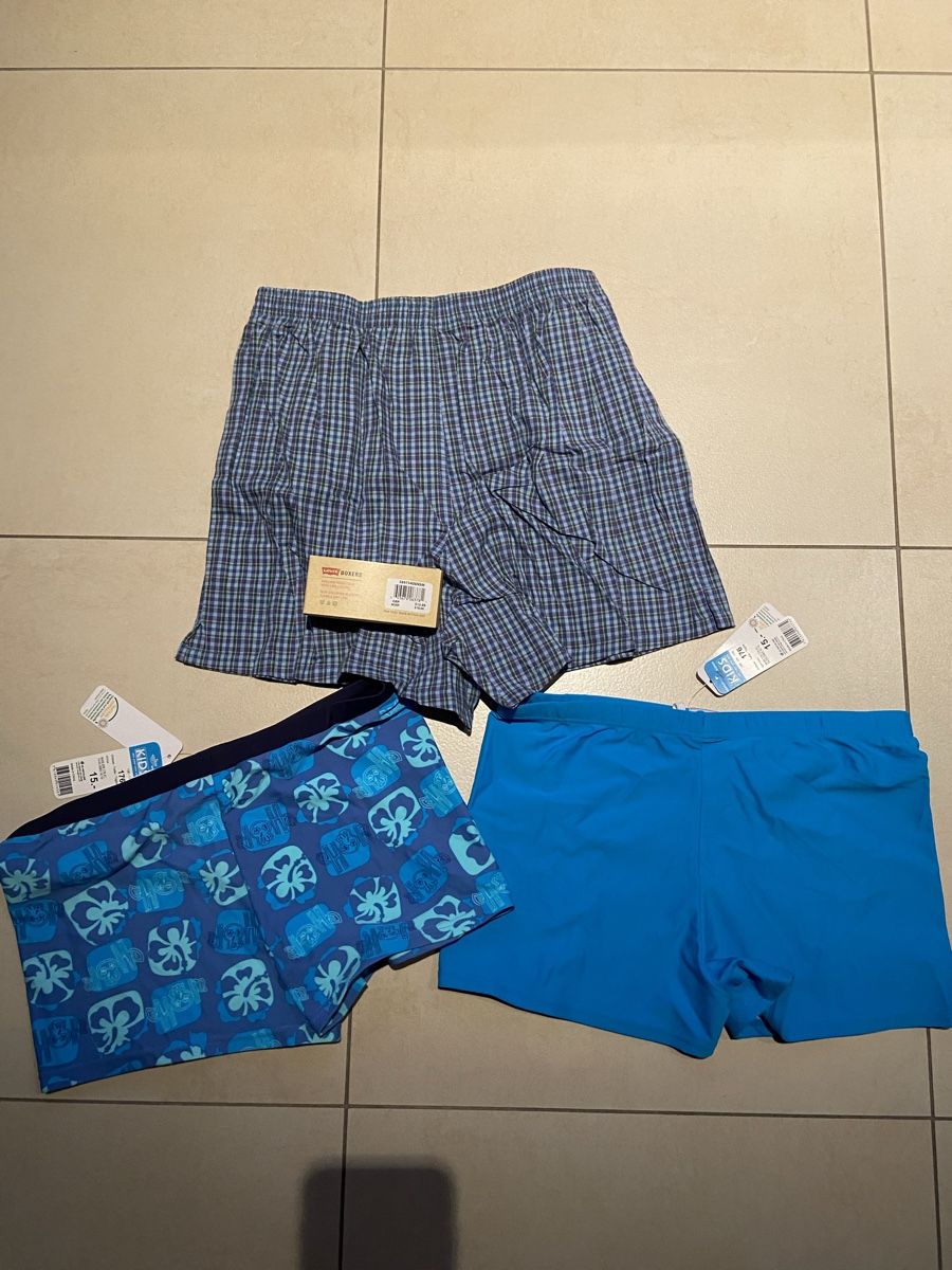 Migros Biancheria intima: 2 costumi e 1 boxer intimo – Nuovo e nell'imballaggio originale da Davesco-Soragno venduto da dvf_7h6d 1