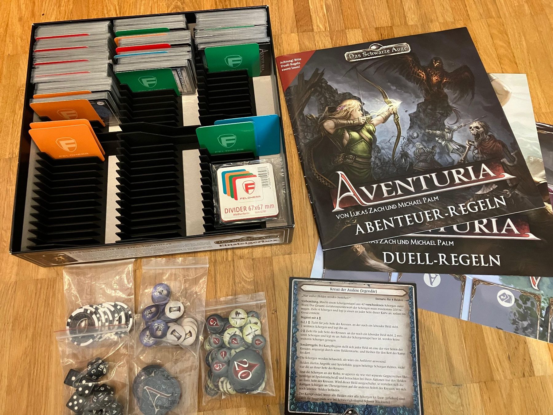 Giochi: Brettspiel Aventuria + Promos/Extras/Organizer – Usato da Widen venduto da Give5 1