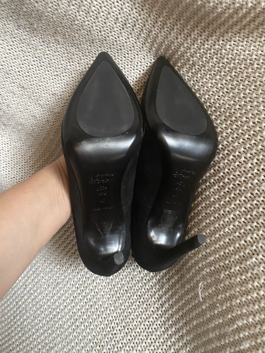 Scarpe da donna: Escarpins noirs daim Maison Baum 42  – Nuovo (secondo la descrizione) da Geneve venduto da Monthoux13 2