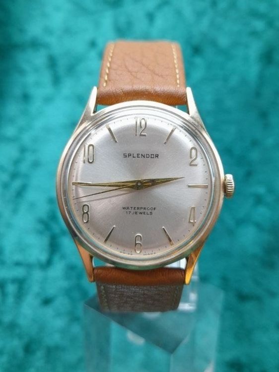 vintage SPLENDOR Handaufzug Dress Watch Herrenuhr aus 1960ge (Gebraucht ...