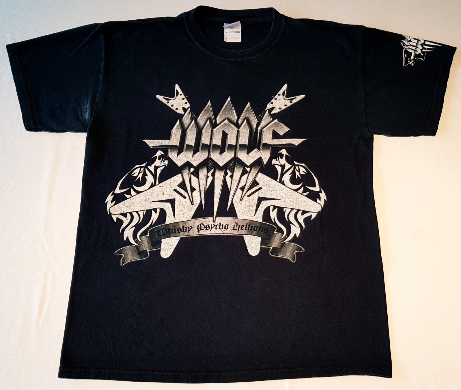 T-shirt: Wolf - T Shirt - Whisky Psycho Hellions - Grösse M – Usato da Uster venduto da Zardodel
