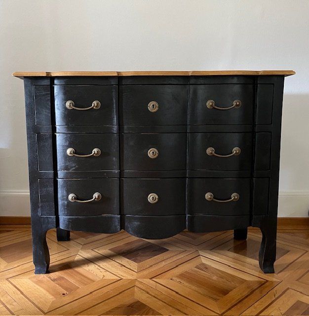 Maisons du monde Kommoden: Kommode schwarz - Versailles vintage – Gebraucht aus Zürich von Gottseidank