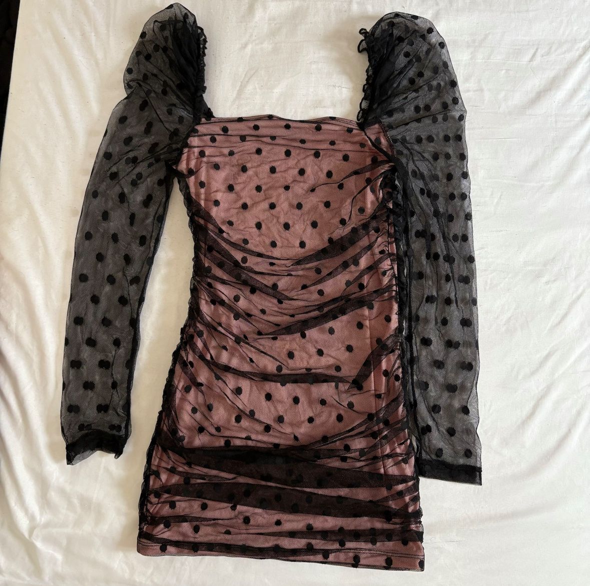 Vestiti: Robe rose à pois noirs XS – Nuovo (secondo la descrizione) da Moudon venduto da TigerrrEye 2