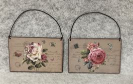 Vintage Metallschilder..Neu..