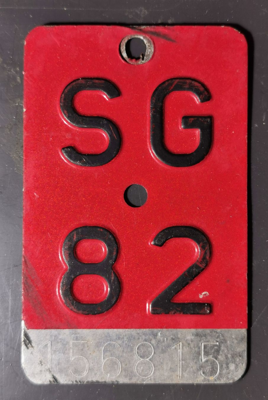 Insegne: Velonummer SG 82 – Usato da Dornach venduto da Ihsan2