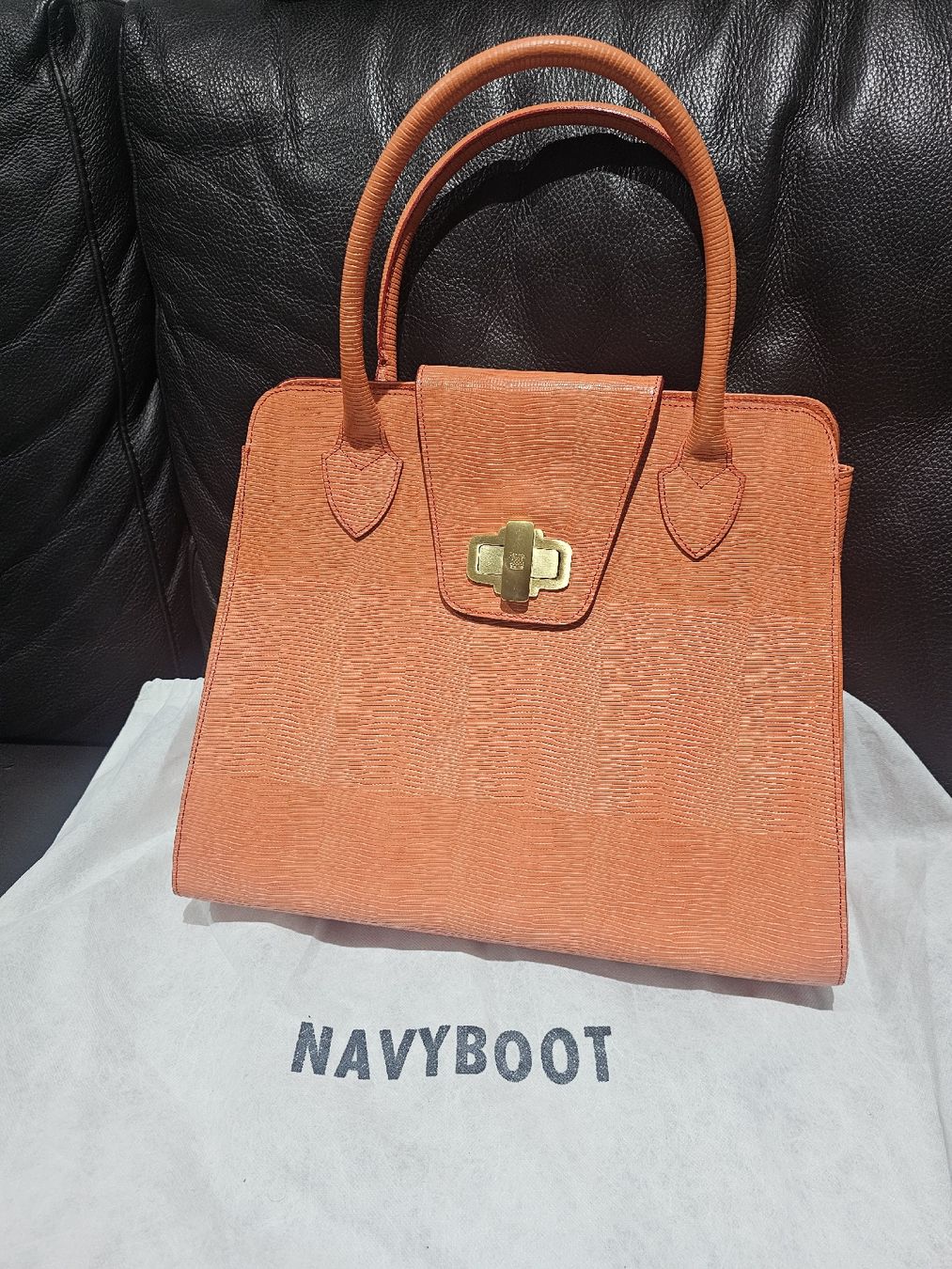 Navyboot Borse da donna: Navyboot Vintage Echtleder Tasche Schlangenleder – Nuovo (secondo la descrizione) da Zunzgen venduto da Fleksi