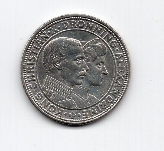 Tutti le monete: (740) Dänemark, 2 Kronen 1923 stgl – Usato da Rüthi (Rheintal) venduto da erdnuessli1 1