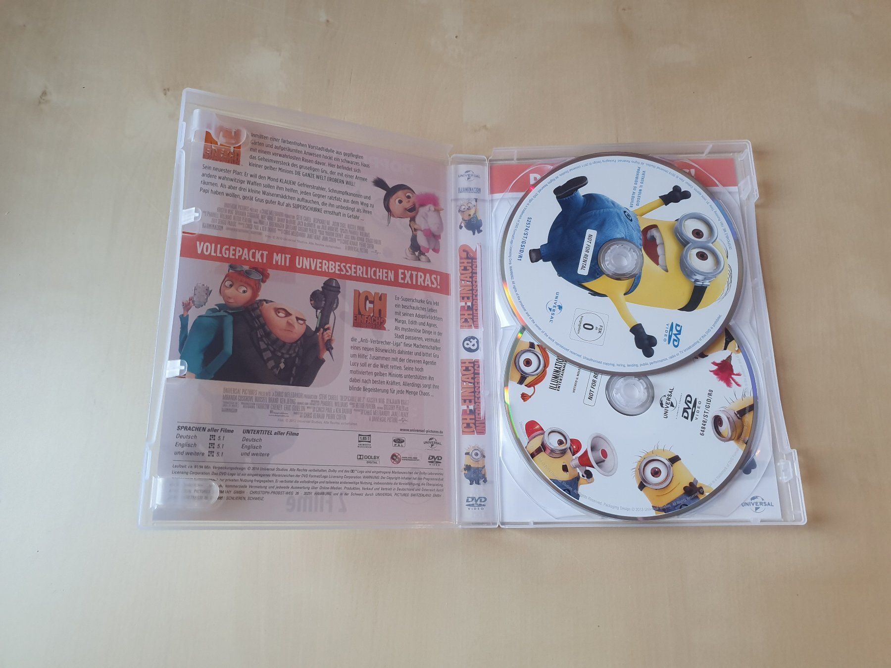 Tous les DVDs: Ich einfach unverbesserlich 1 & 2 – D'occasion à Stansstad par collectorsshop 2