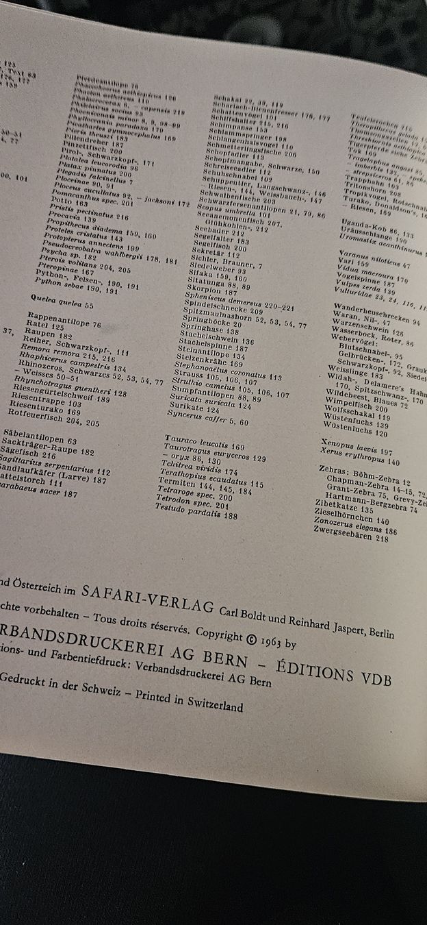 Libri: Buch "Belauschte Wildnis", 1963 – Nuovo (secondo la descrizione) da Belp venduto da Ginus85 5