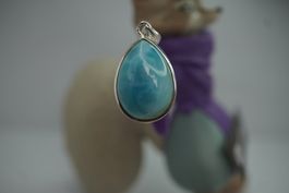 Larimar Tropfen  925  Silber   direkt