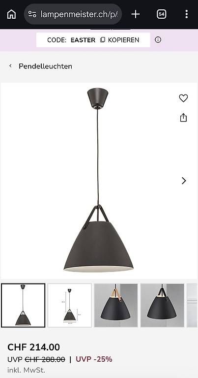 Lampade: Nordlux Strap 36 Lampe – Usato da Weinfelden venduto da fab_99ml