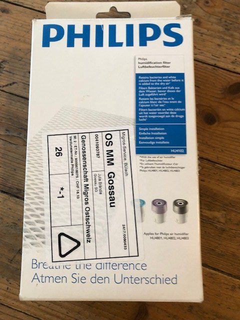 Philips Humidificateurs: Wenig gebrauchter Luftbefeuchter Philips Nano Cloud hellblau – D'occasion à Gossau SG par Yoto 5