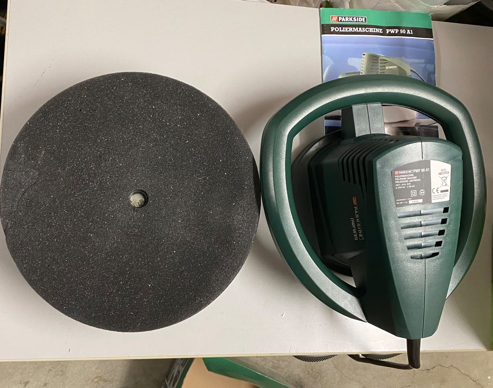 Parkside Schleifen & Polieren: Parkside Poliermaschine PWP 90 A1, neu – Neu und originalverpackt aus Dietlikon von  3