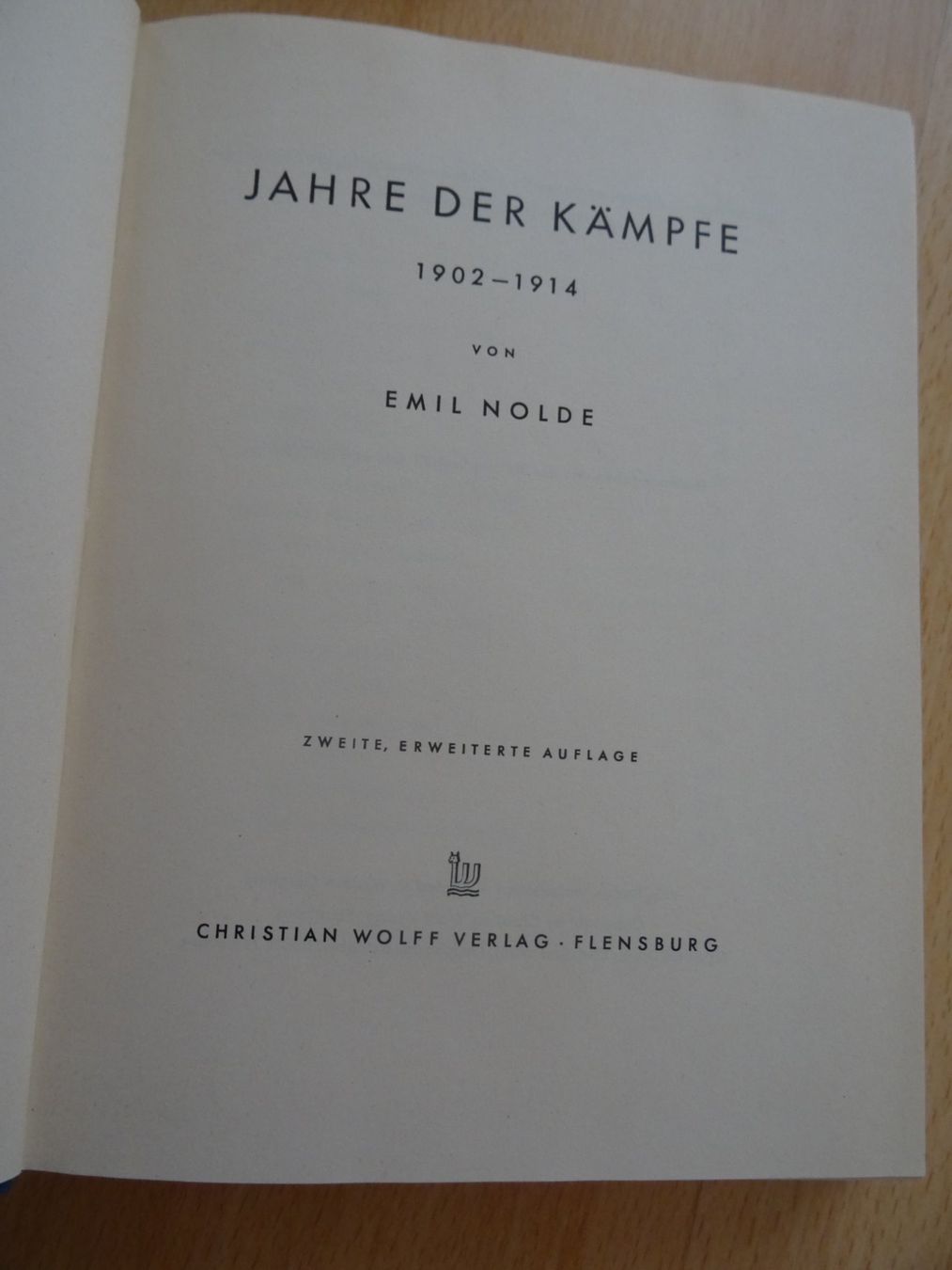 Bücher: Emil Nolde: Autobiographie in 4 Bänden – Gebraucht aus Lupfig von Buerkli20 4