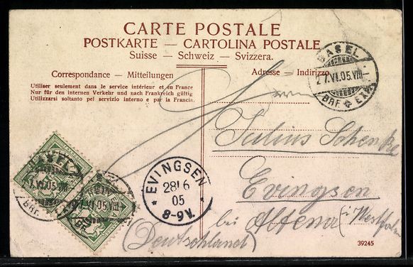 Cartes postales: Basel, Neue mittlere Rheinbrücke mit St – D'occasion à Berlin par bartko-reher 1
