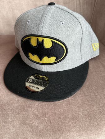 New Era 9FIFTY Batman Snapback Kappe Grau/Schwarz