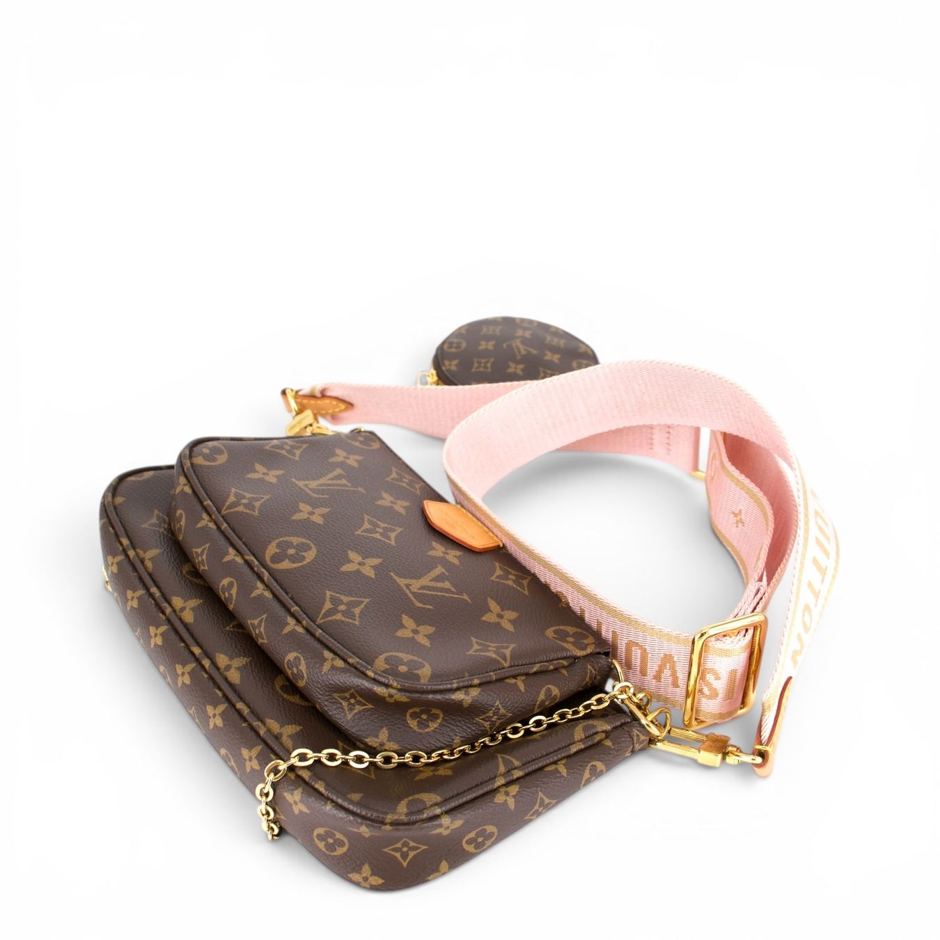 Louis Vuitton Sacs femmes: Louis Vuitton Multi Pochette Monogram rosa – D'occasion à Binningen par Designerlabels 7