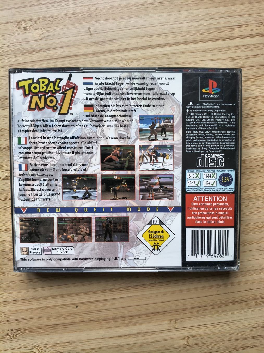 Giochi: Tobal No.1 (PS 1) – Usato da Riedholz venduto da ste_96cd 1