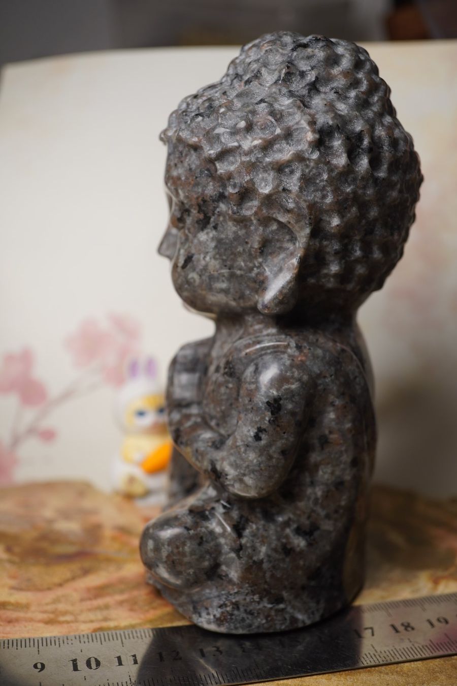 Minerali & Pietre curative: Yooperlit UV  Aktive   Buddha XL   15cm x  7cm – Nuovo e nell'imballaggio originale da Eschenbach SG venduto da topstone 8