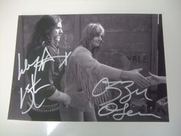 LEMMY KILMISTER+OZZY OSBOURNE HANDSIGNIERT AUTOGRAMMFOTO