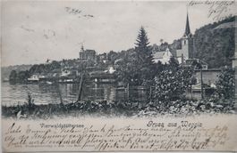 Postkarte 1903 Gruss aus Weggis am Vierwaldstättersee