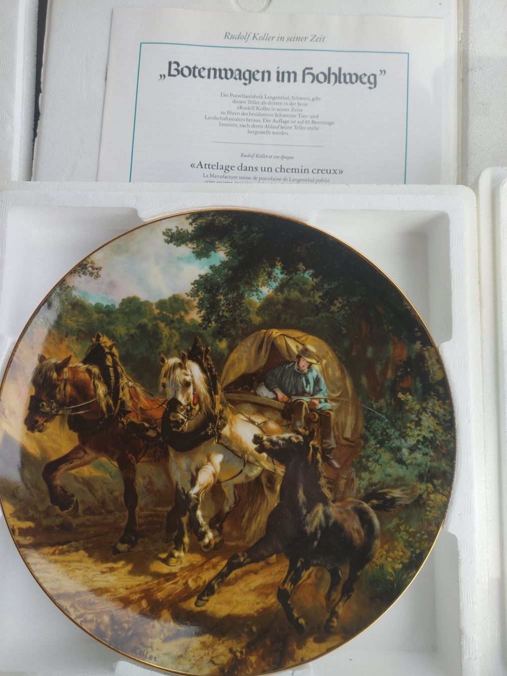 Assiettes: Sammelteller – Neuf avec emballage d'origine à Kirchberg SG par Frostfleisch75 4
