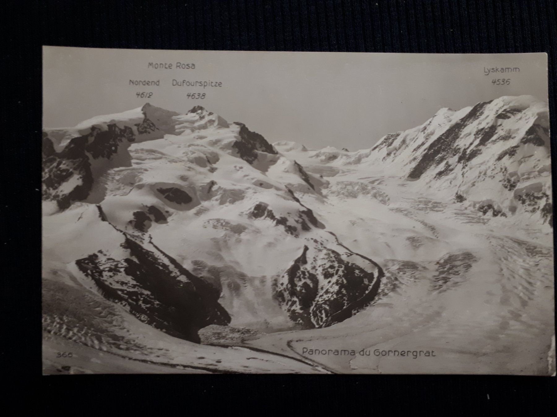 Cartes postales: GORNERGRAT PANORAMA – D'occasion à Ponto Valentino par giorgia06