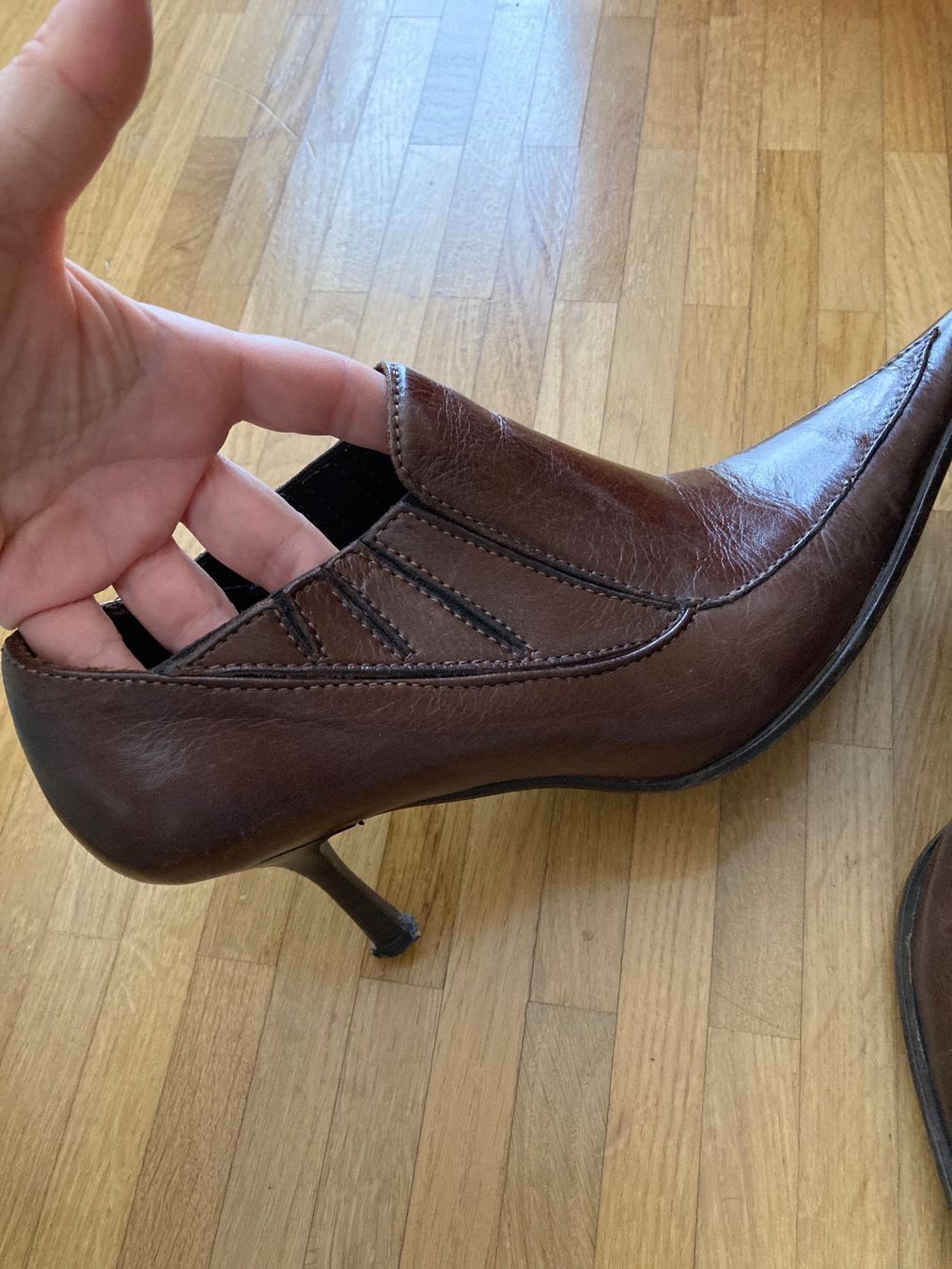 Damenschuhe: Felix Lederschuhe braun, Gr. 37 – Gebraucht aus Schlieren von cotopaxi06